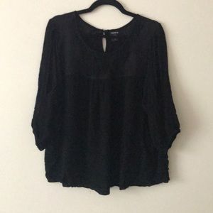Torrid -Size 3 Cold-Shoulder black top